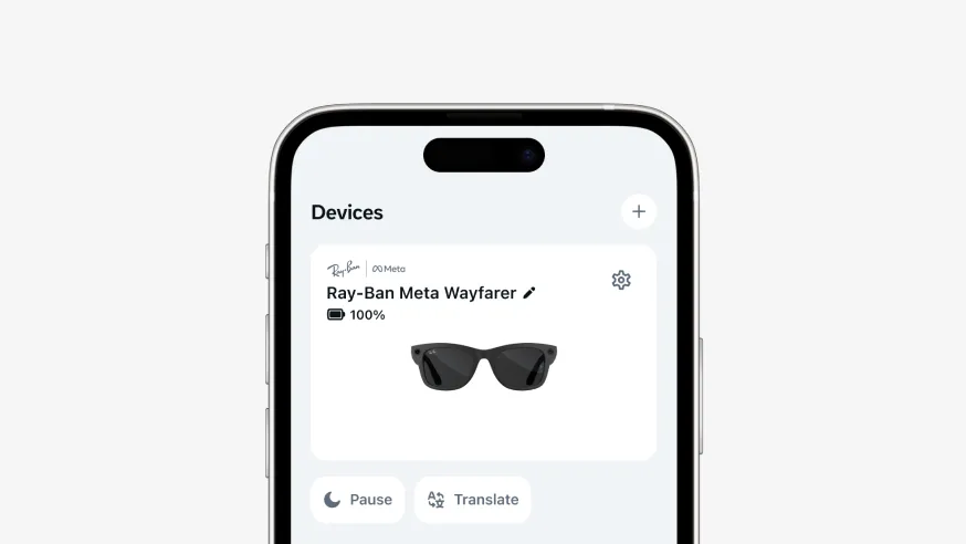 Ray‑Ban Meta Wayfarer Gen 2 (Matte Black,Clear Lens )
