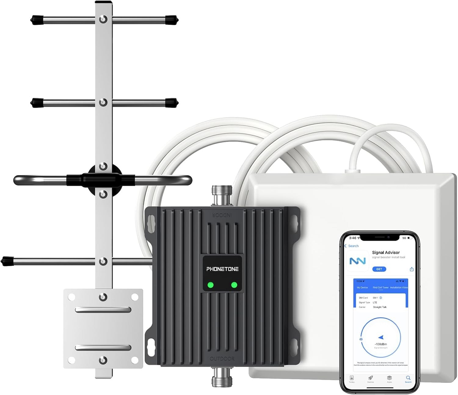 Cell Phone Signal Booster for MTC and TN (Telecom Namibia) Boost 4G LTE 5G Signal